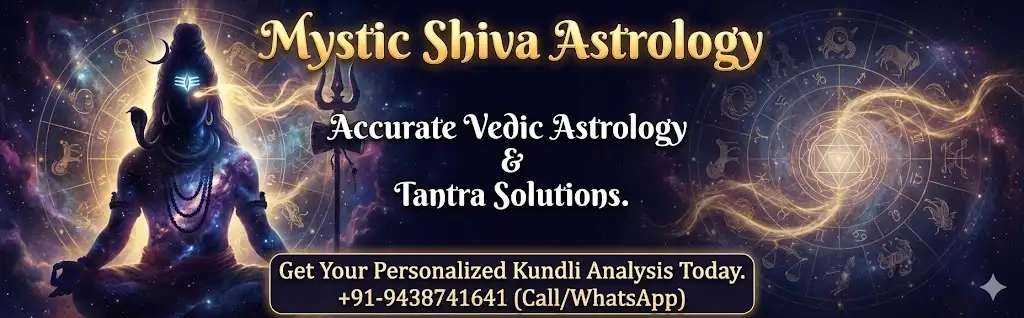 Mystic Shiva Astrology hero banner – Accurate Vedic Astrology and Tantra Solutions